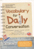 Vocabulary For Daily Conversation